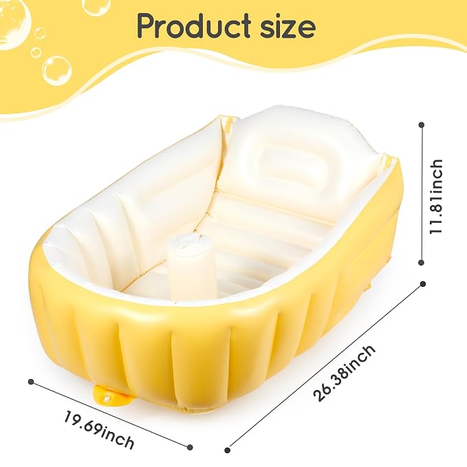 MINK Inflatable Baby Bathtub – Compact, Portable Bath Tub - Image 3