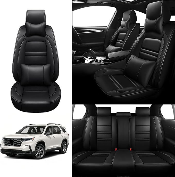 Car Seat Covers for Honda Pilot 2003-2025 | 5-Seats Seat Covers, Waterproof - Image 2
