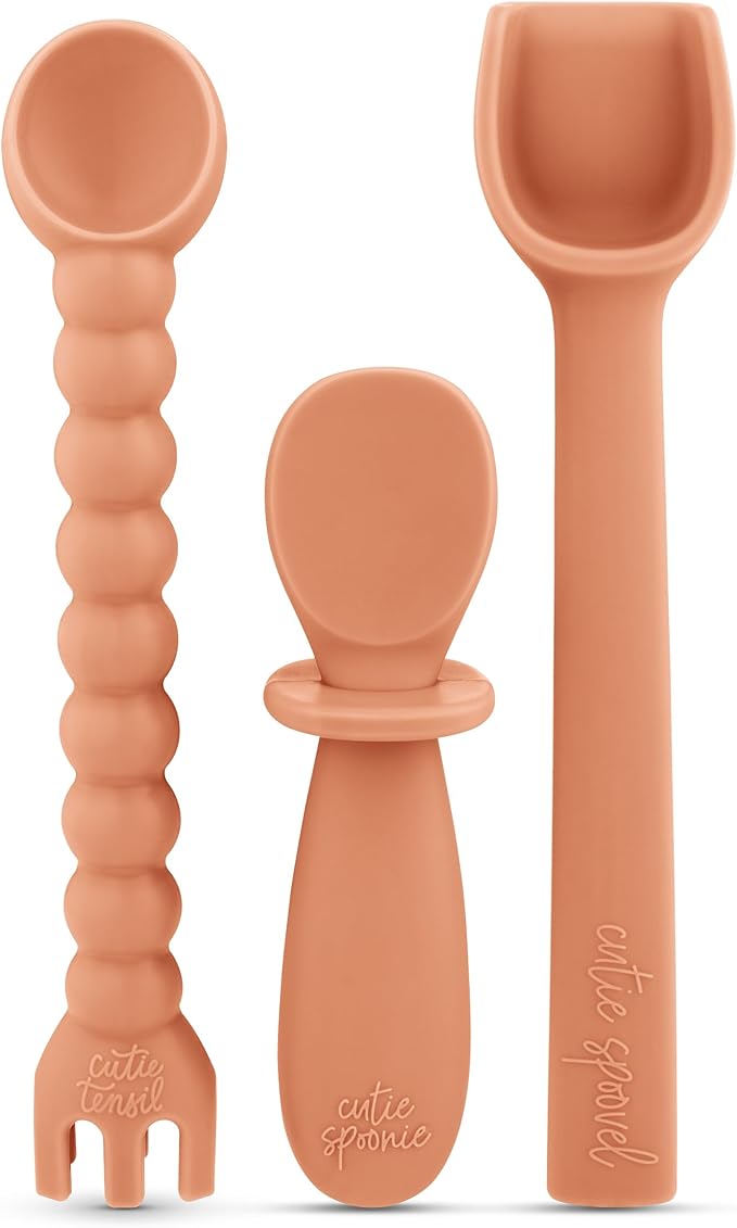 Ryan & Rose Ultimate Baby Utensil Set of 3 Silicone Baby Spoons Silicone by RyanAndRose
