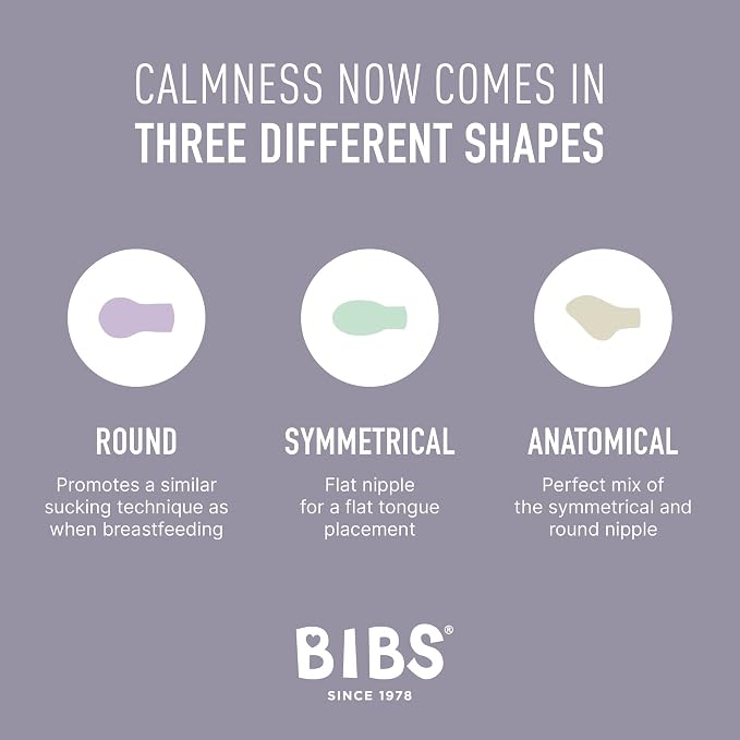 BIBS Pacifiers 6-18 Months | Colour Collection 2-Pack | BPA-Free Symmetrical - Image 5
