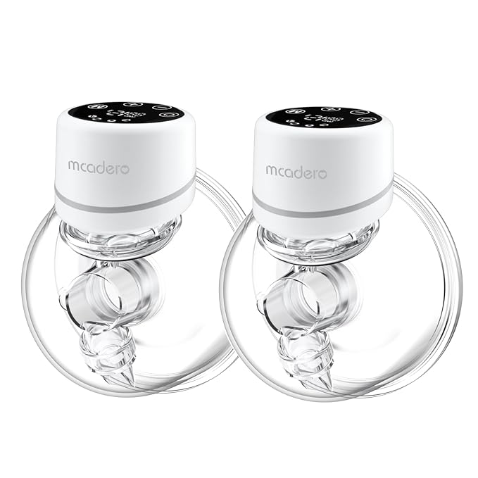 M6 Electric Breast Pump, 4 Mode & 12 Levels, LED Display, Wearable Hands-Free by mcadero