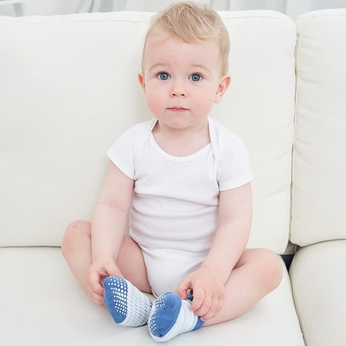 Zaples Baby Non Slip Grip Ankle Socks - Image 4