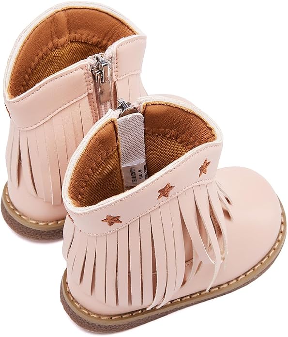 BMCiTYBM Baby Cowboy Cowgirl Boots Infant Western Shoes Boys Girls Round Toe - Image 4