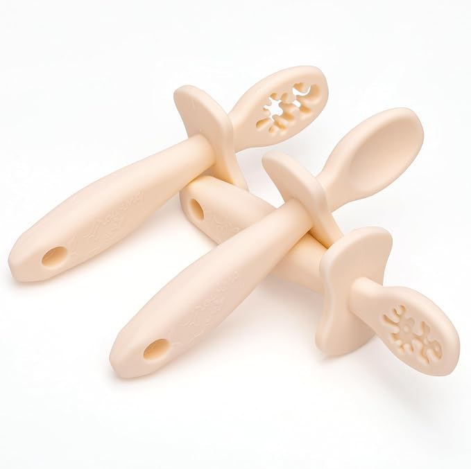 Growing Love Baby Spoons Set, Self Feeding 6 months, Baby utensils, training - Image 9