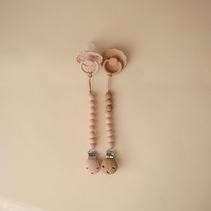mushie 100% Silicone Baby Pacifier Clip BPA Free | Eva - Image 2