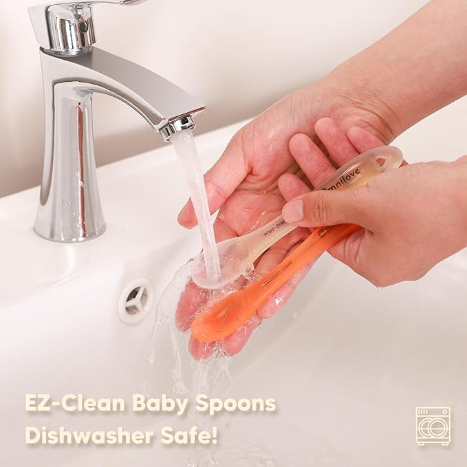Silicone Baby Spoons 2-Pack - Image 6
