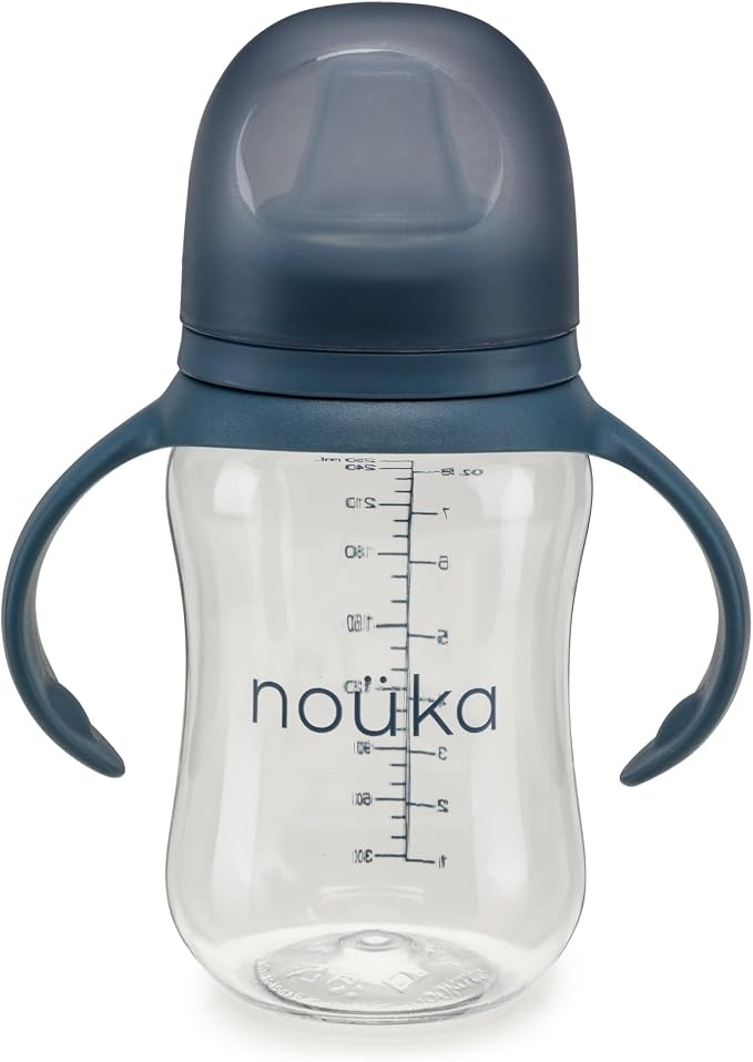 nouka Soft Spout Tritan Sippy Cup | Leak Proof and Easy Grip | Removable - Image 2