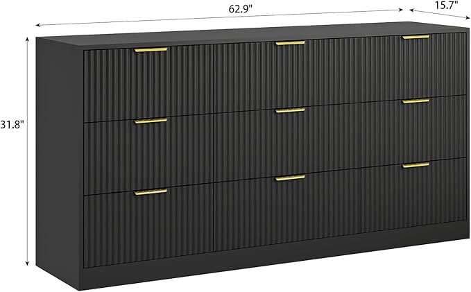9 Drawer Dresser for Bedroom - Image 2