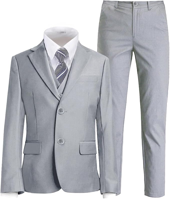 Boys Suit for Kids Tuxedo Suits for Wedding Formal Suit Set Toddler Boy Dress by Tomic