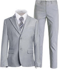 Boys Suit for Kids Tuxedo Suits for Wedding Formal Suit Set Toddler Boy Dress by Tomic