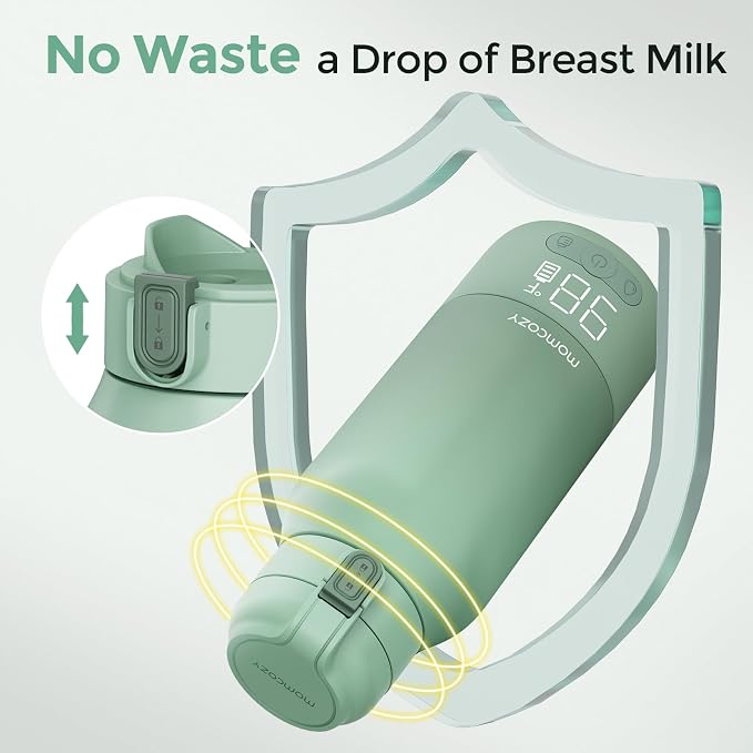 Momcozy Portable Milk Warmer for Travel – Dual Heating Modes for Breast Milk & - Image 8