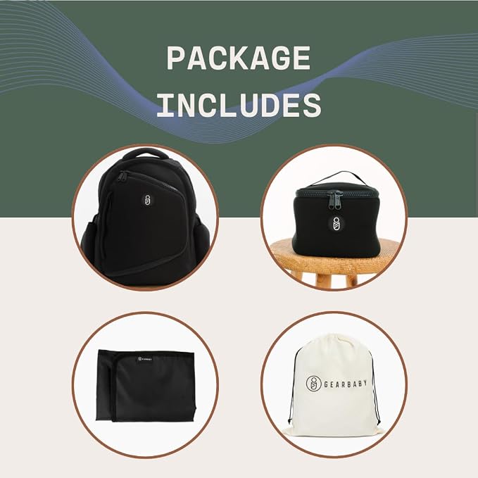Gear Baby Breast Pump & Diaper bag Compatible - Image 2