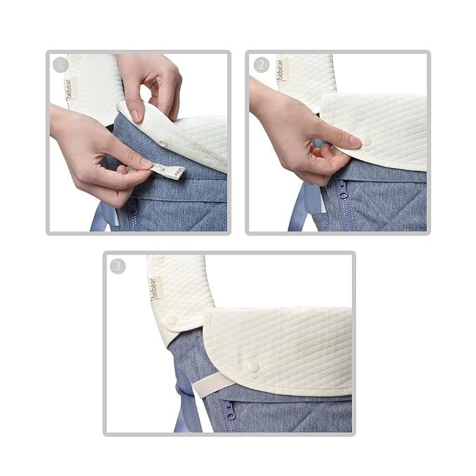 Bebamour Drool and Teething Reversible Cotton Pad - Image 8
