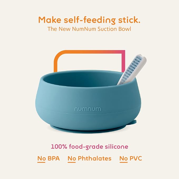 NumNum Baby Bowl & 2 Pack GOOtensils Baby Spoons, Suction Bowls - Image 3