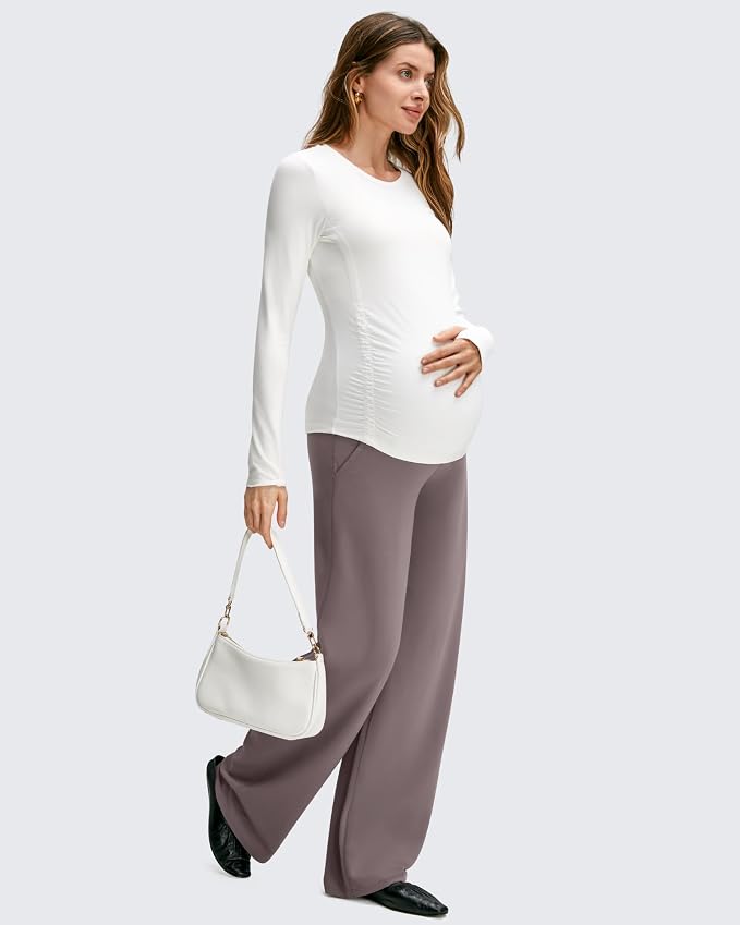 G4Free BareFeel Maternity Dress Yoga Pants - Image 5