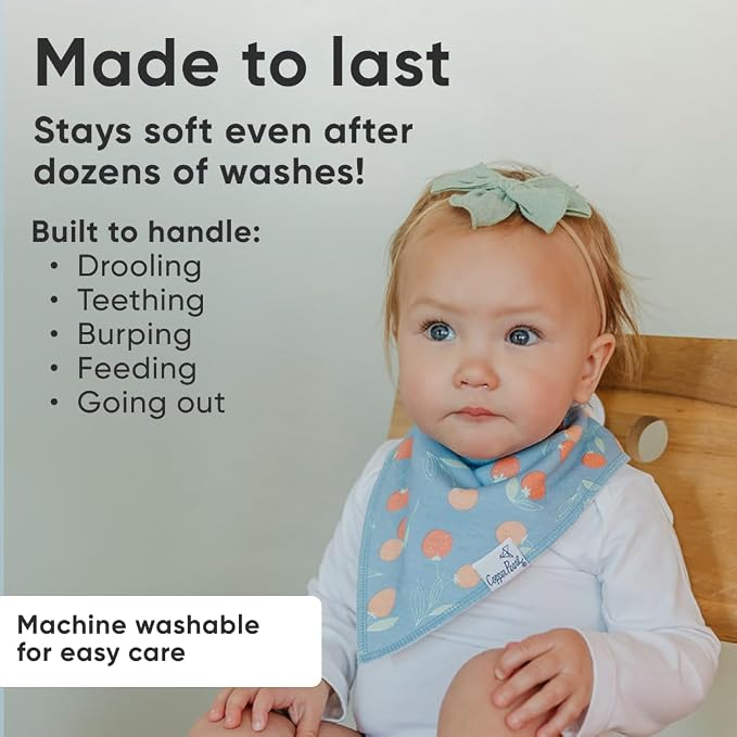 Copper Pearl Baby Bandana Drool Bibs - Image 3