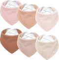 Susurration Muslin Baby Drool Bibs 6Pack Soft Triangular Adjustable Baby by Susurration