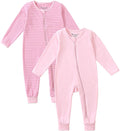 Jimonda Baby Sleeper Rompers, Unisex Boys Girls Zip-Front Pajamas One-Piece by JimondaBaby