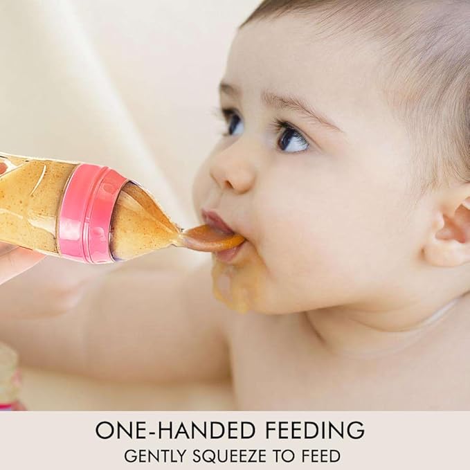 Matyz Silicone Baby Food Dispensing Spoon Squeeze Feeder - Image 3