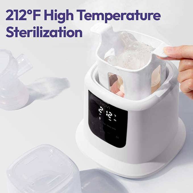 NCVI Baby Milk Warmer 3 Mins Fast Heating 8 in 1 Functions, Infant Breast Milk - Image 8