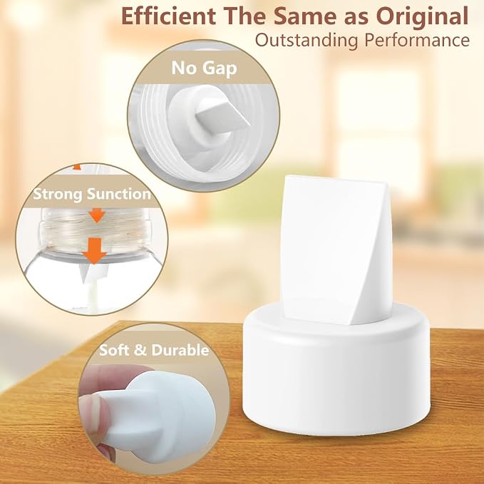 4pack Breast Pump Parts, for Spectra S2 S1 9 Plus, Replace to Flange Duckbill - Image 6