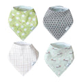 Copper Pearl 4 Pack Soft Cotton Baby Bibs by CopperPearl