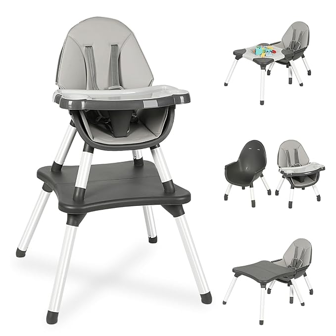 6 in 1 Baby High Chair, Convertible Highchair by XueMi