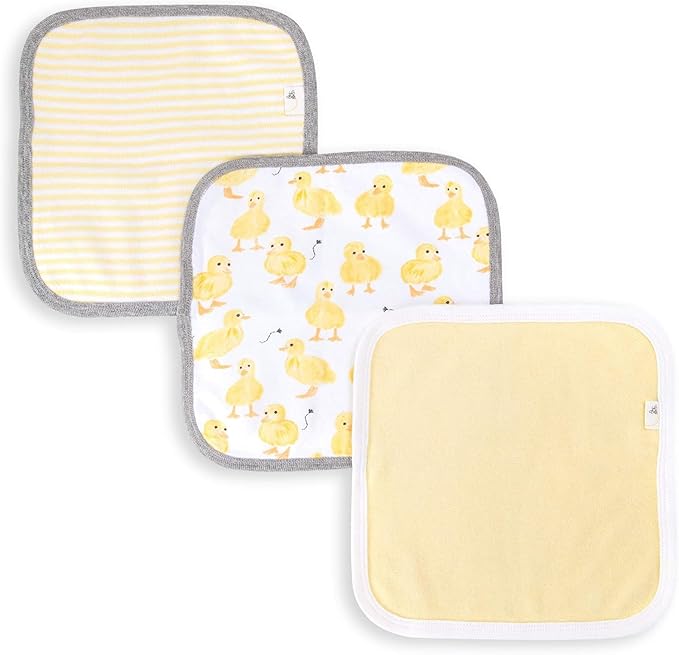 Burt's Bees Baby Infant Washcloths, 100% Organic Cotton, Soft and Super by BurtsBeesBaby