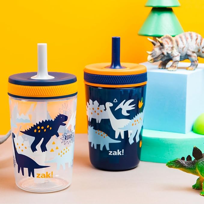 Zak Designs Kelso Toddler Cups For Travel or At Home, 15oz 2-Pack Durable - Image 3
