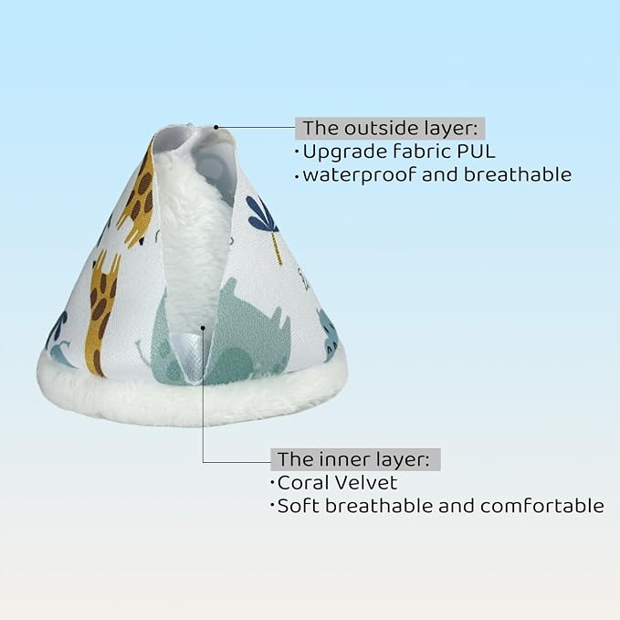 New Coral Velvet Pee Teepee Baby Boy Teepee Cover - Image 3