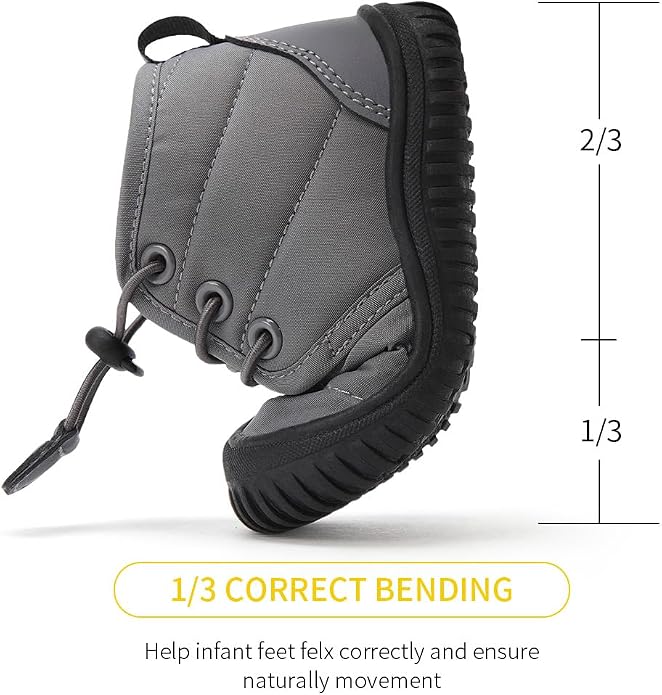 BMCiTYBM Toddler Baby Winter Snow Boots Boy Girl Faux Fur Warm Non Slip First - Image 3
