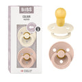 BIBS Pacifiers Colour Collection | Natural Rubber Baby Pacifier | Set of 2 by BIBS