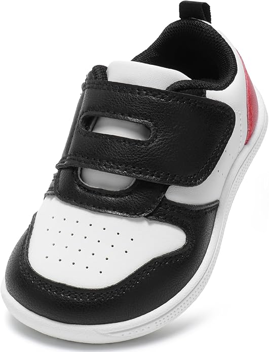 Toddler Wide Toe Box Barefoot Shoes Boys Girls Sneakers Zero Drop Kid Tennis by STQKIDS