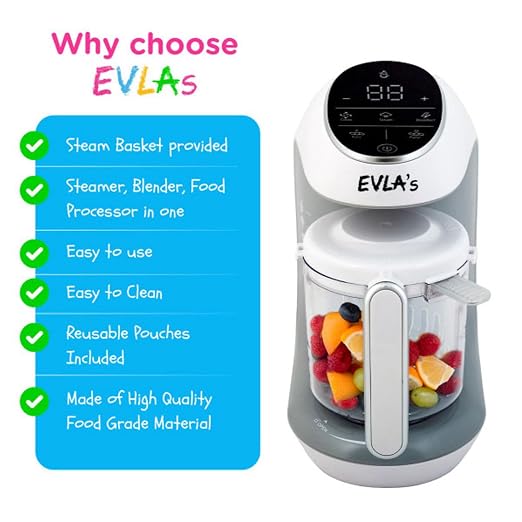 EVLA'S Baby Food Maker, Baby Food Processor - Image 3