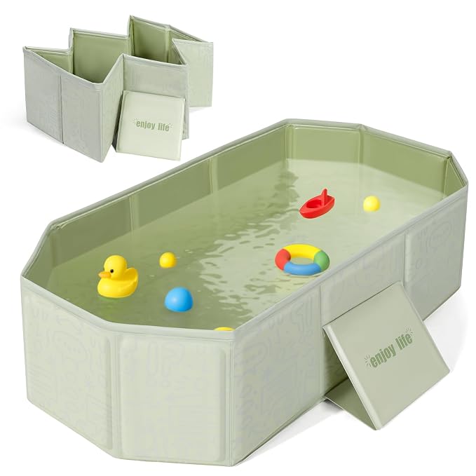 Orzbow Collapsible Baby Bathtub, Toddler Bathtub by Orzbow-MakeParentingEasier