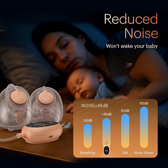 Upgraded Wearable Hands Free Breast Pump: D6 Portable Low Noise Breastfeeding - Image 7