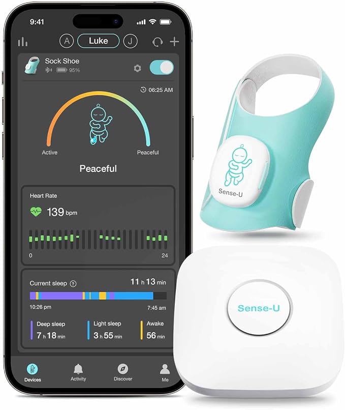 Sense-U Smart Sock Shoe Baby Monitor by Sense-U