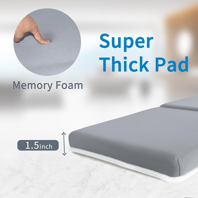 JJGoo Bath Kneeler Pad, 1.5 inch Thick Kneeling Pad Mat, Foldable Painless Knee - Image 4