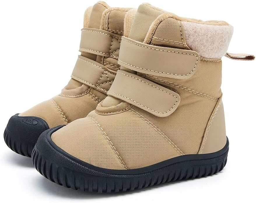 BMCiTYBM Toddler Baby Winter Snow Boots Boy Girl Faux Fur Warm Non Slip First - Image 3