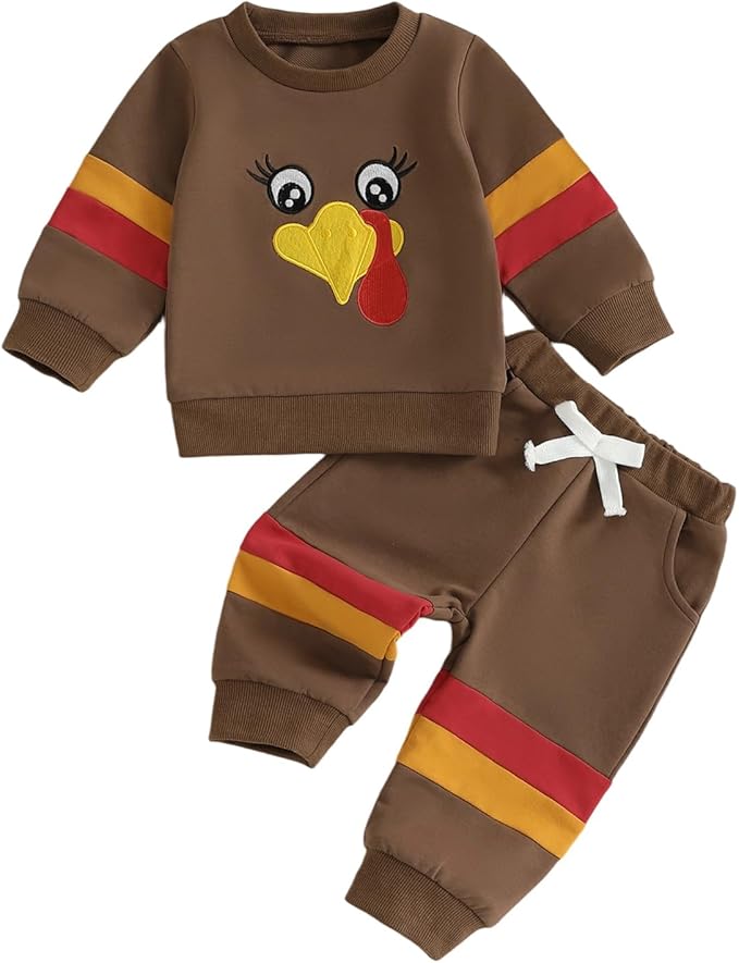 Fernvia Toddler Baby Girl Clothes 3 6 9 12 18 24 Months Fall Outfits Solid Long by Fernvia