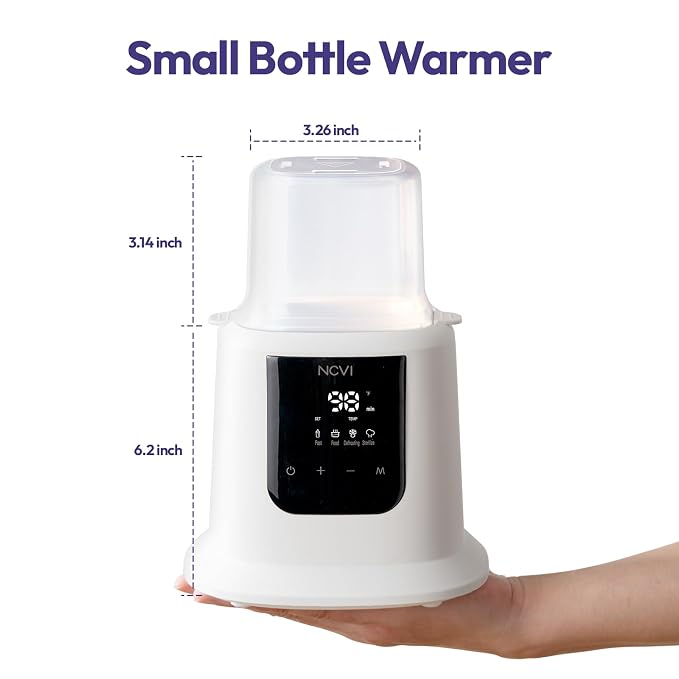 NCVI Baby Milk Warmer 3 Mins Fast Heating 8 in 1 Functions, Infant Breast Milk - Image 9