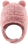 Bear Baby Winter Hat Toddler Earflap Beanie Unisex Infant Snow Cap Warm Fleece by Peecabe