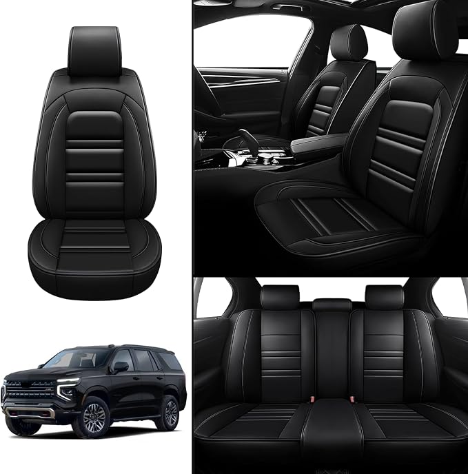 Seat Covers for Tahoe 1995-2025 | 5-Seats Leather Seat Covers - Image 2