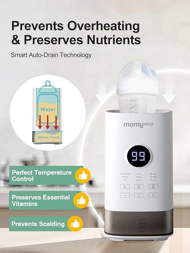 MOMYEASY Bottle Warmer, Fast Baby Bottle Warmer - Image 2