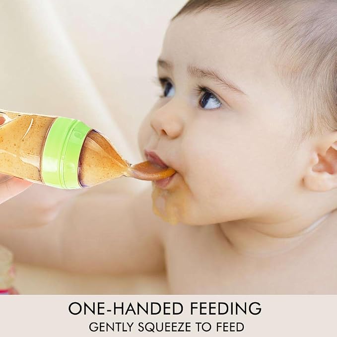 Matyz Silicone Baby Food Dispensing Spoon Squeeze Feeder - Image 3