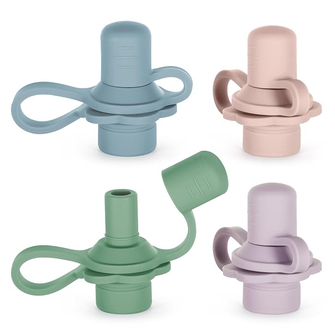 haakaa Multi-Functional Silicone Spout, Pouch Topper No Spill, Water Bottle by haakaa