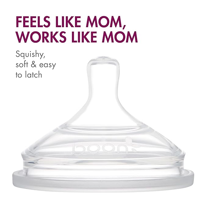 Boon Nursh Reusable Silicone Pouch Baby Bottles - Image 5