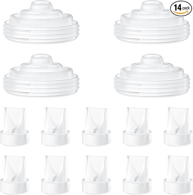 14PCS Breast Pump Parts Compatible by TOVVILD