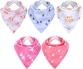 Janmercy 5 Pack Adult Drool Bandana Bibs Soft Adjustable Absorbent Christmas by Janmercy