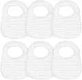 Accmor Muslin Baby Drool Bibs 6 Pack Baby Bandana Drool Bibs Soft Cotton Baby by Accmor